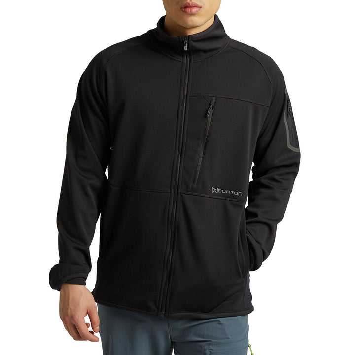 Burton AK Polartec® Grid Full-Zip Fleece True Black