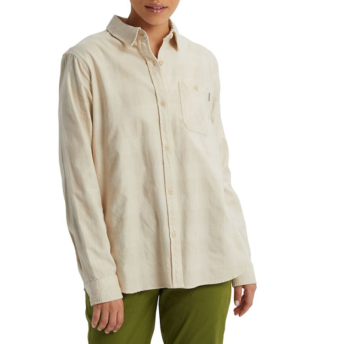 Burton Grace Flannel - Women's Creme Heather Buff