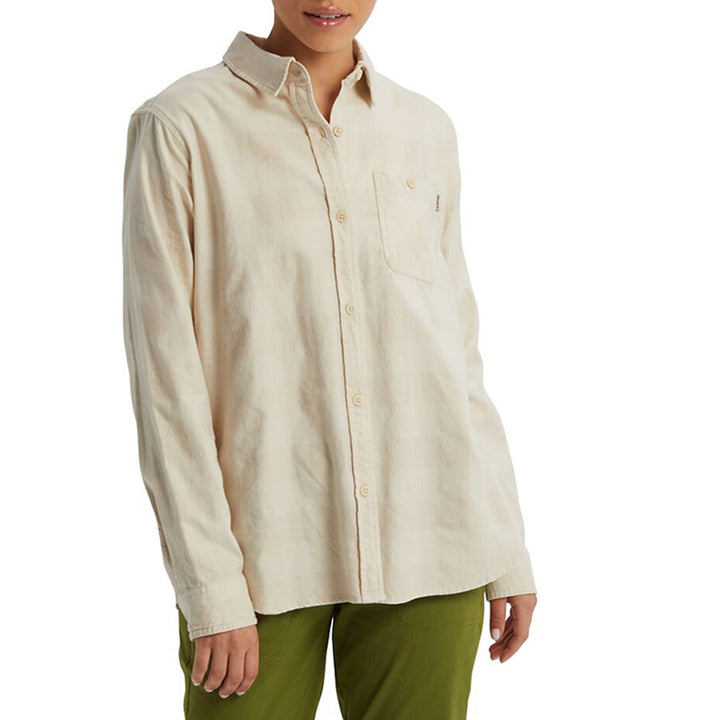 Burton Grace Flannel - Women's Creme Heather Buff