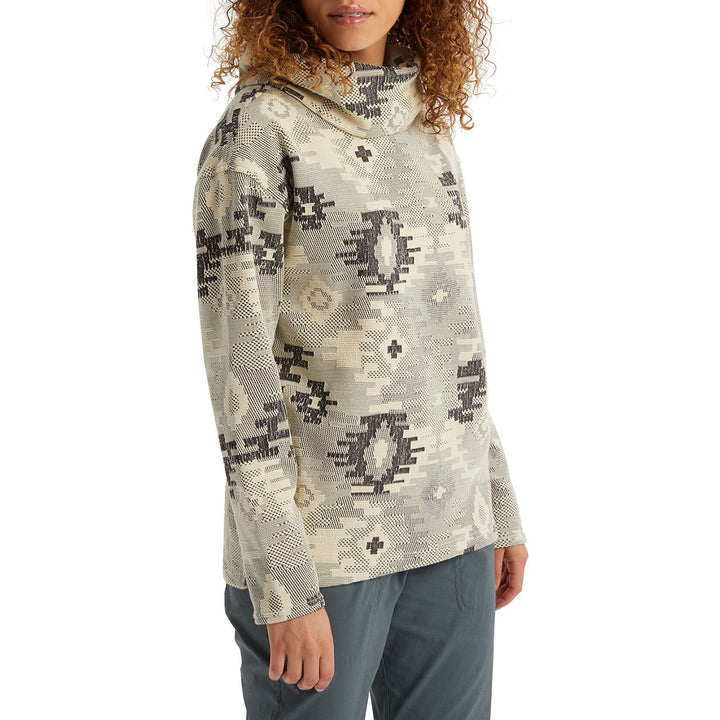 Burton Ellmore Premium Pullover Hoodie - Women's Phantom Crooked Kilim Jacquard
