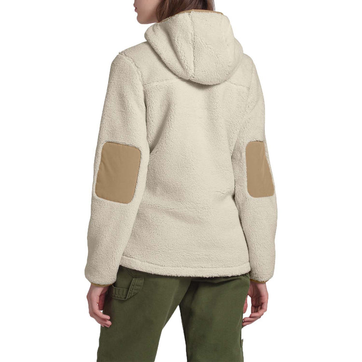 The North Face Campshire Pullover Hoodie 2.0 - Women's Vintage White/Kelp Tan