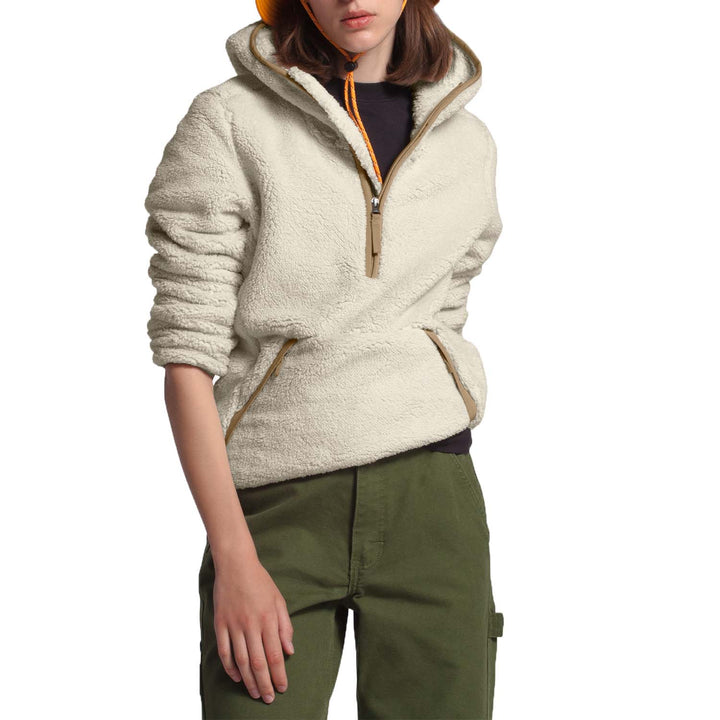The North Face Campshire Pullover Hoodie 2.0 - Women's Vintage White/Kelp Tan