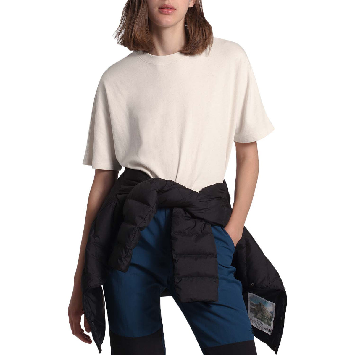 The North Face Short-Sleeve Woodside Hemp Top - Women's Raw Undyed