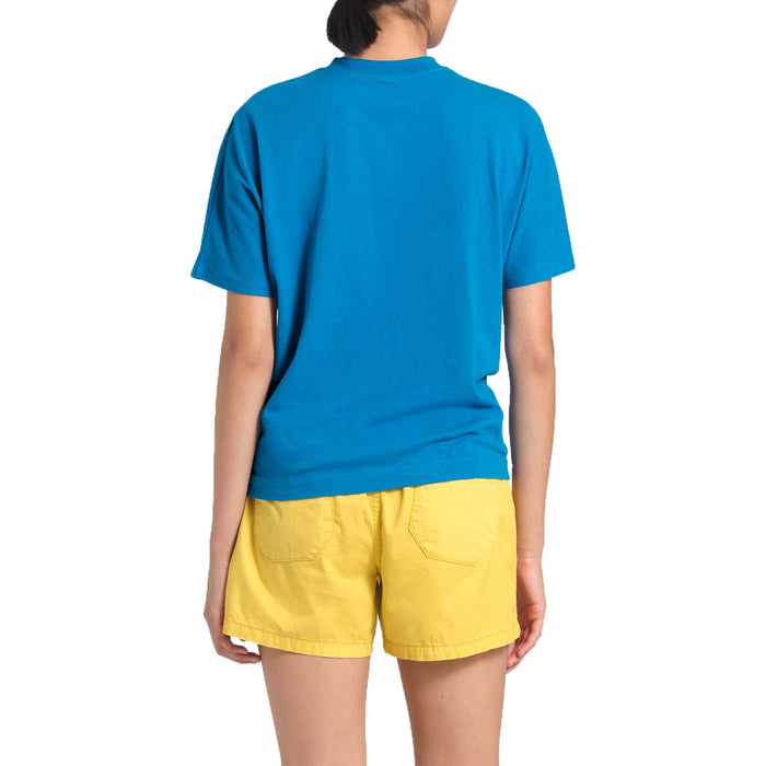 The North Face Short-Sleeve Woodside Hemp Top - Women's Clear Lake Blue
