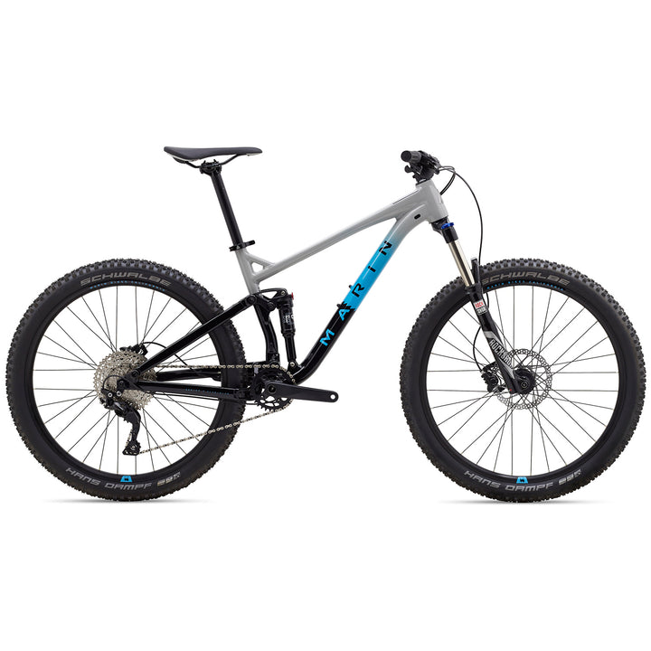 Marin Hawk Hill 1 Complete Mountain Bike 2020 Gloss Grey/Cyan/Black