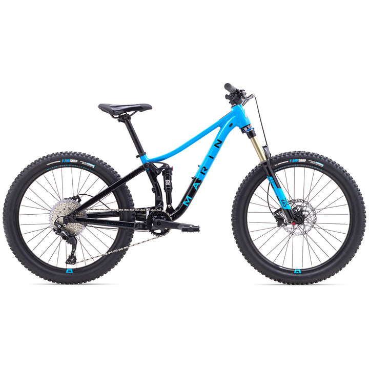 Marin Hawk Hill Jr. 24" Complete Mountain Bike - Kids' 2021 Gloss Cyan/Black