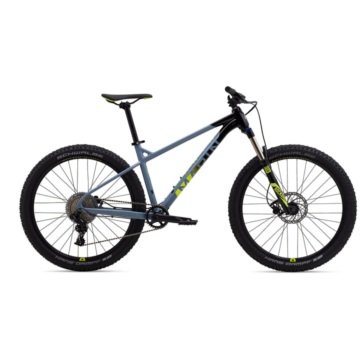 Marin San Quentin 2 Complete Mountain Bike 2020 Gloss Ash Blue/BlackHi-Vis Yelllow