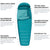 Sea to Summit Altitude™ 15 Sleeping Bag - Women's Caribbean Blue