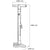 Blackburn Piston 2 Floor Bike Pump Matte Black/Cyan