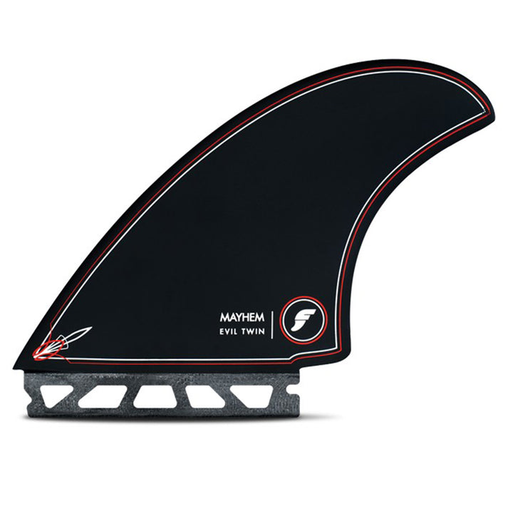Futures Mayhem Evil Twin Fin Set Black