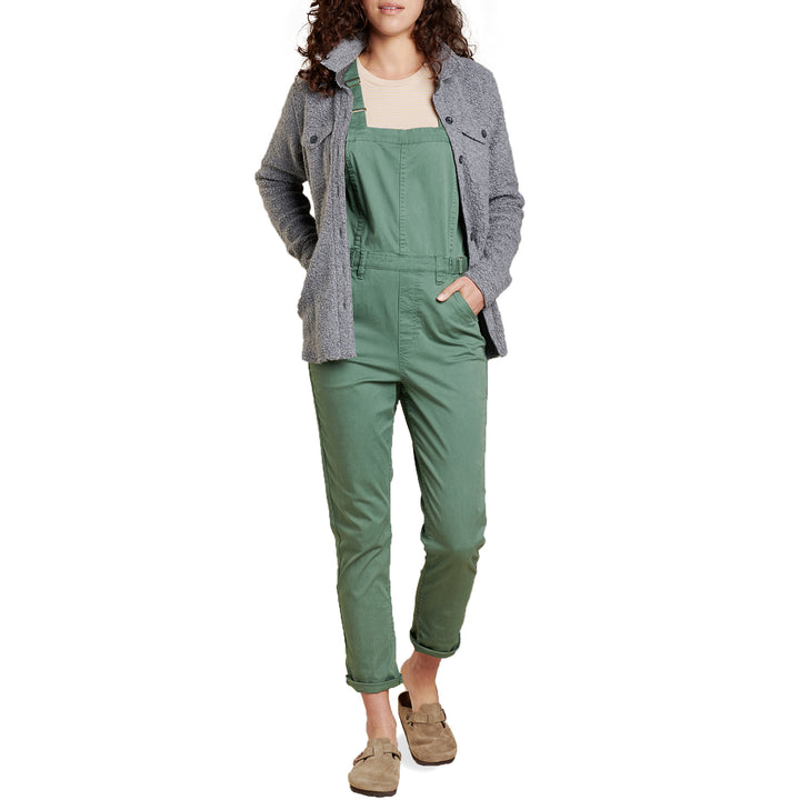 Toad & Co Touchstone Overalls - Women's Duck Green Vintage Wash