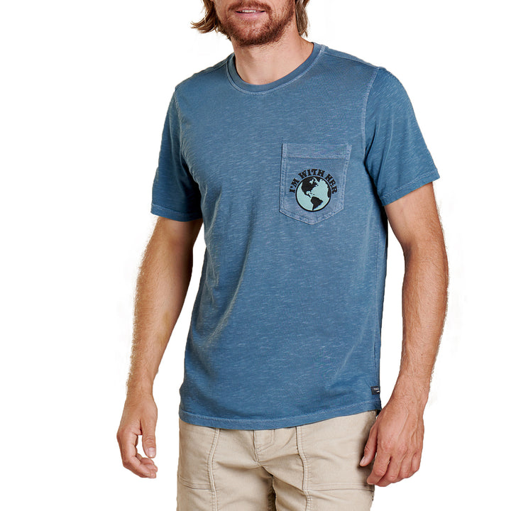 Toad & Co I'm With Her Primo T-Shirt High Tide Vintage Wash