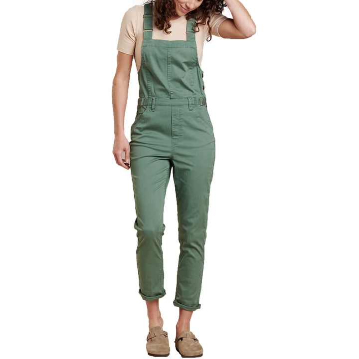 Toad & Co Touchstone Overalls - Women's Duck Green Vintage Wash