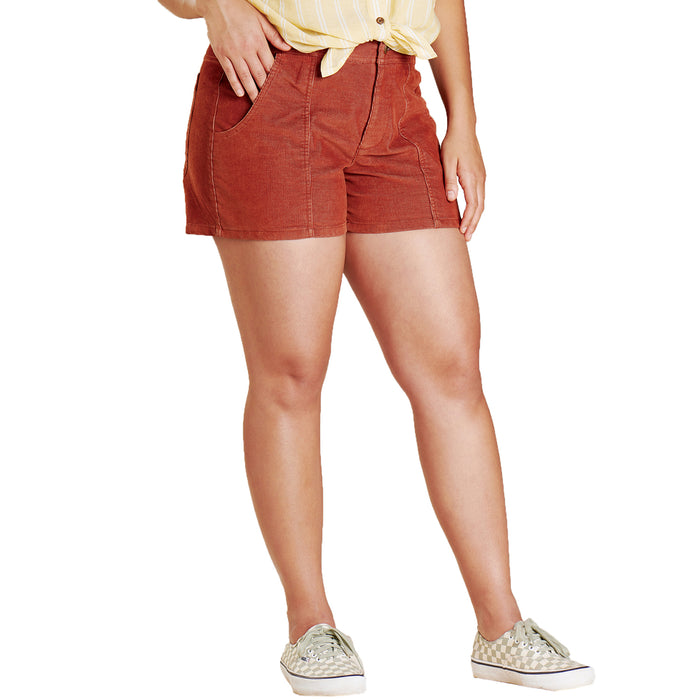 Toad & Co Coaster Cord Shorts - Women's Coconut Shell Vintage Wash