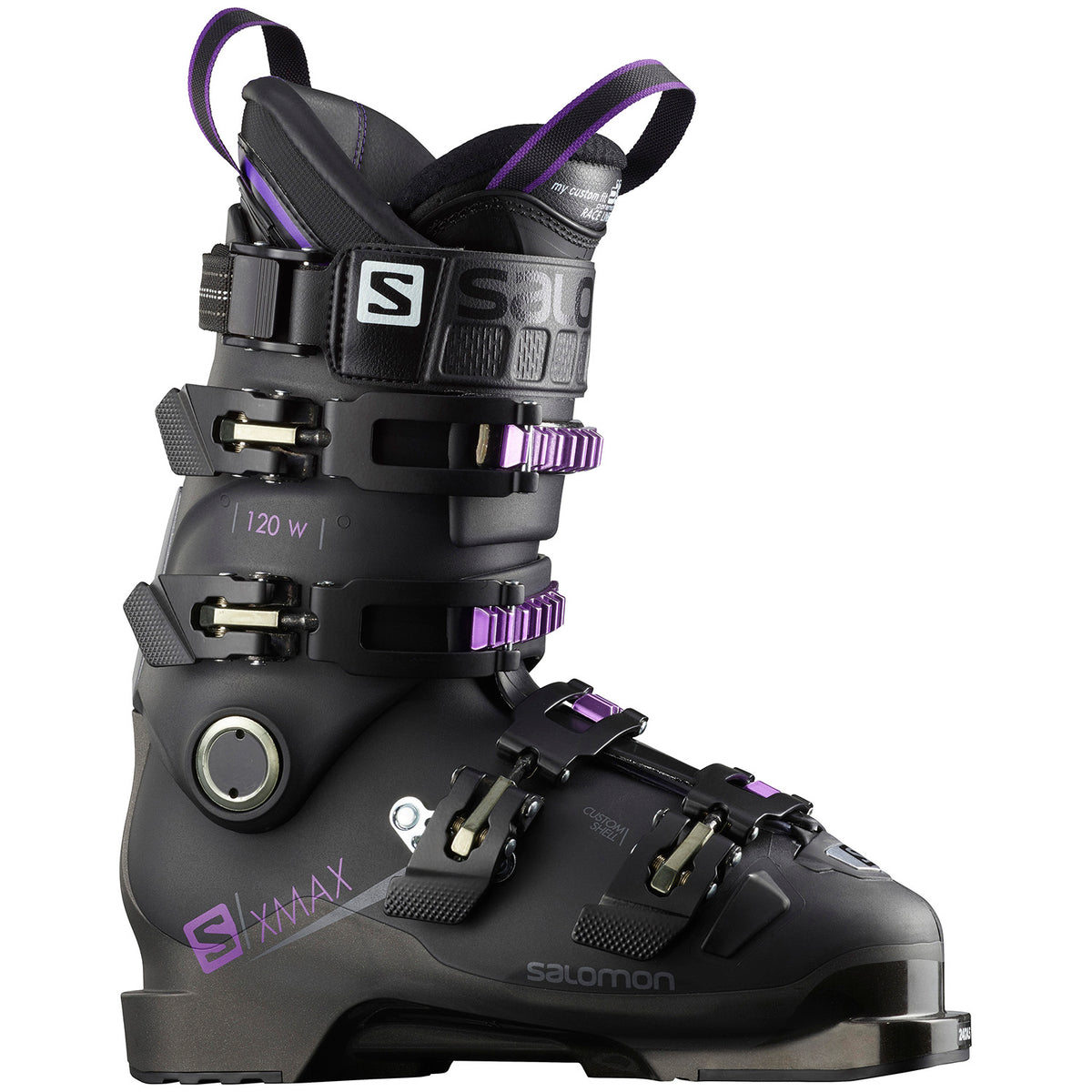 Salomon X Max 120 W Ski Boots - Women's 2019 Black/Metallic Black