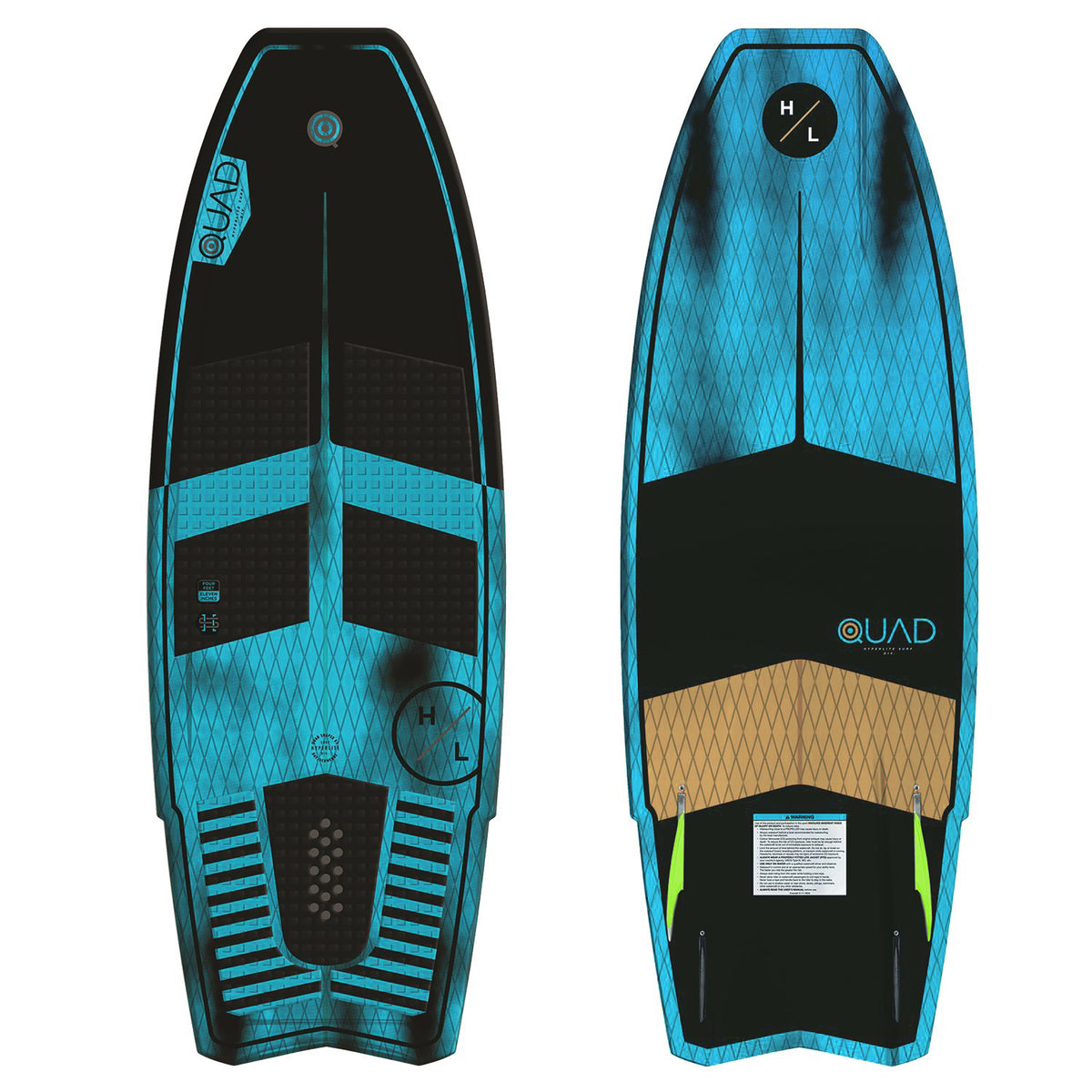 Hyperlite Quad Wakesurf Board 2019