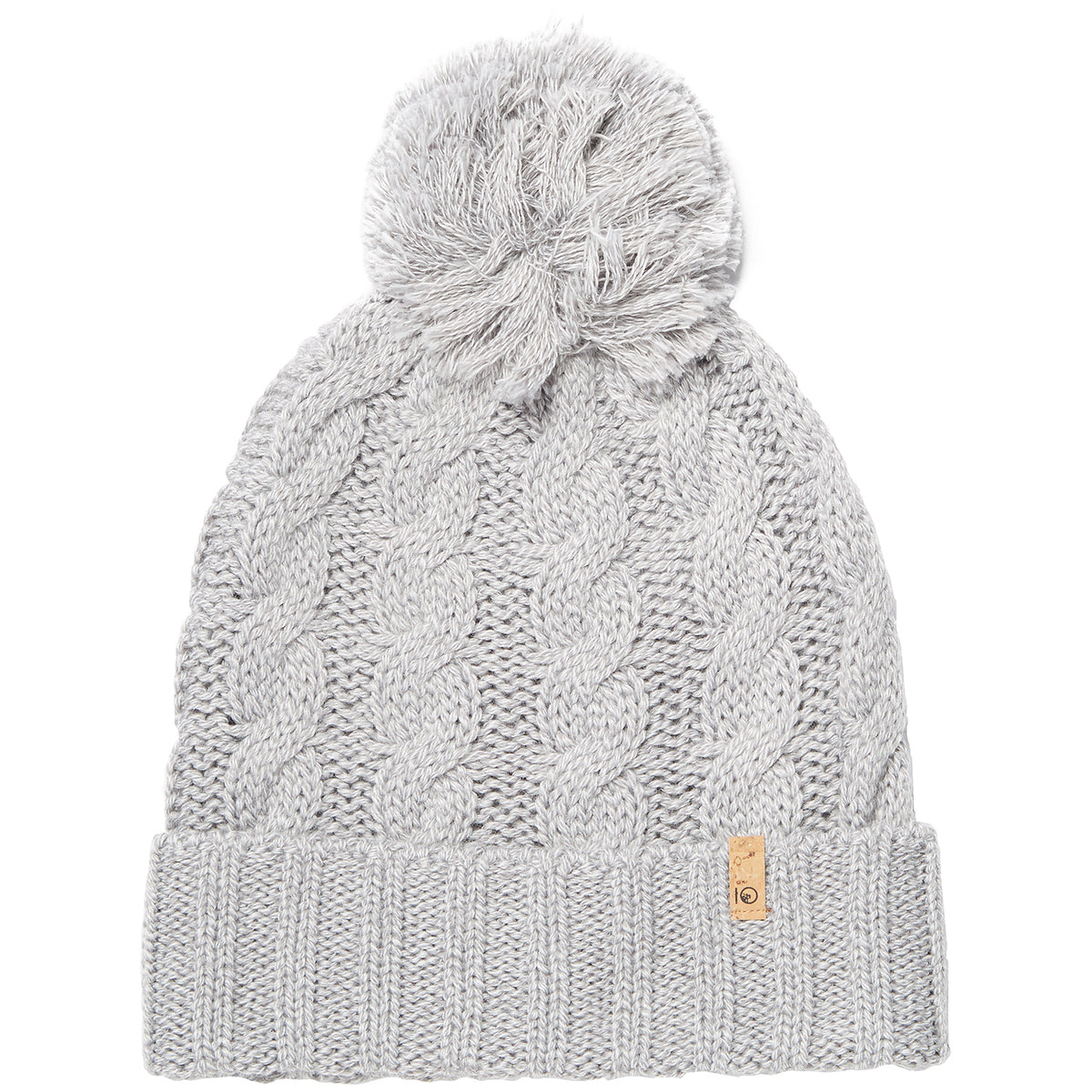 Tentree Atlin Pom Beanie - Women's Hi Rise Grey Marled