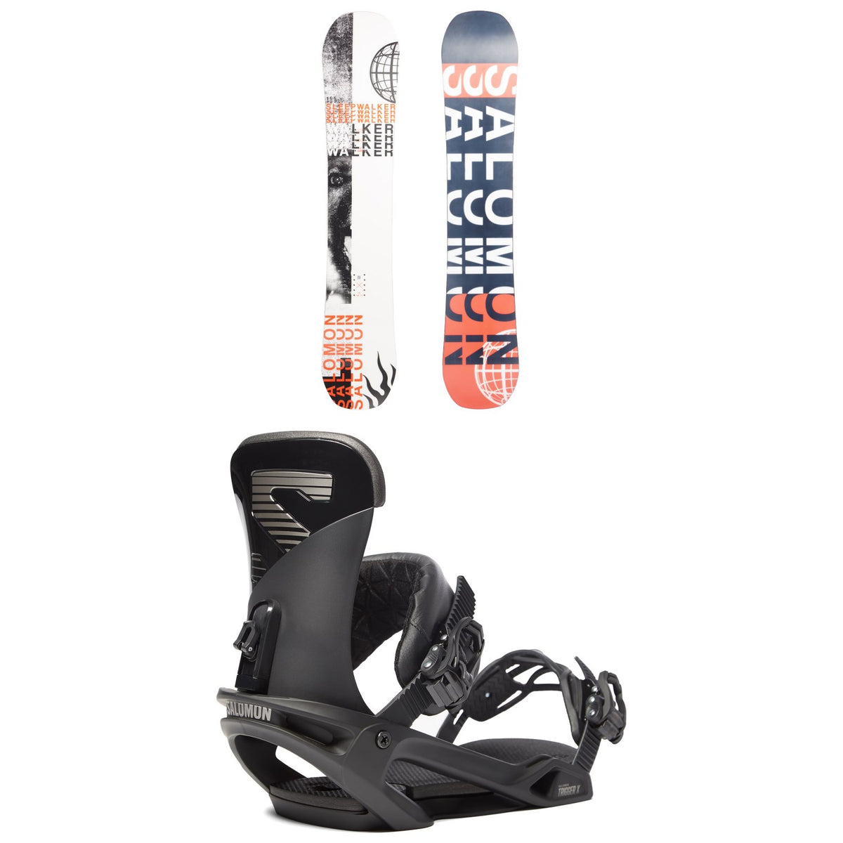 Salomon Sleepwalker X Snowboard + Trigger X Snowboard Bindings 2020