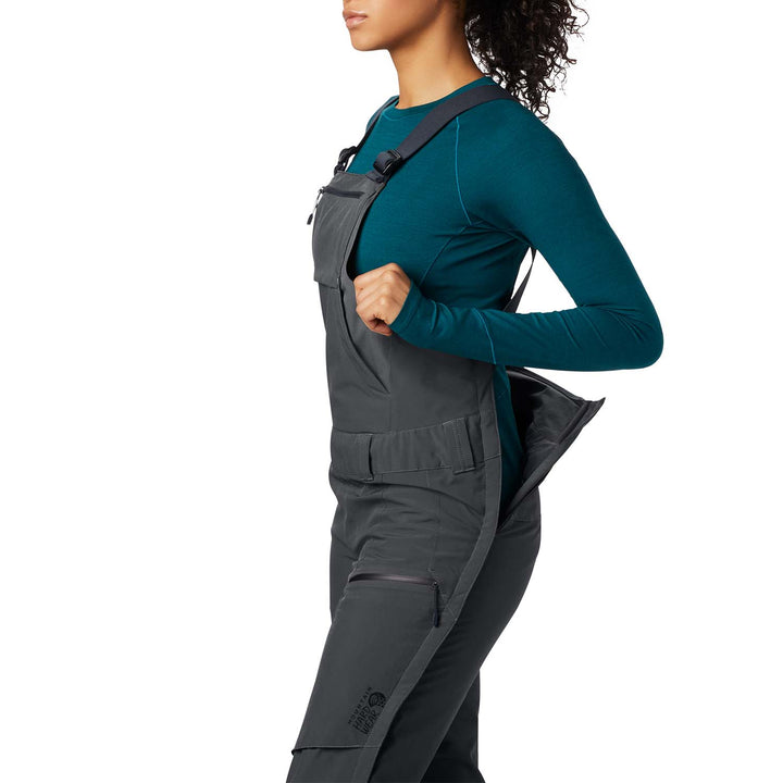 Mountain Hardwear FireFall™ Short Bibs - Women's Dark Storm