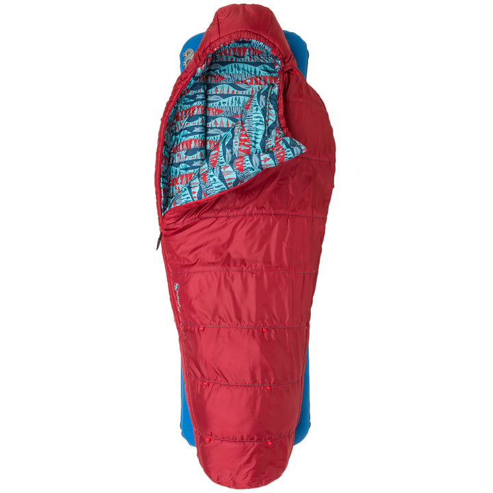 Big Agnes Duster 15 Sleeping Bag - Little Kids' Red