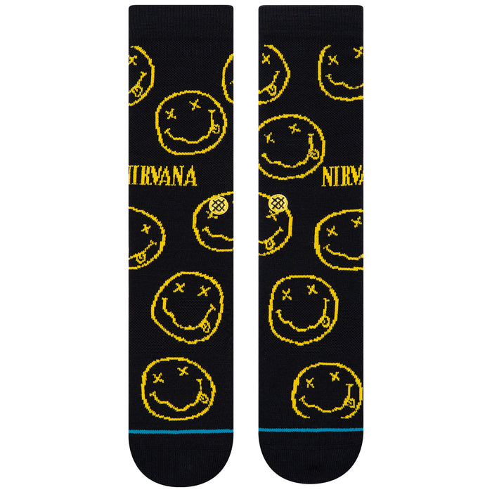 Stance Nirvana Face Socks Black