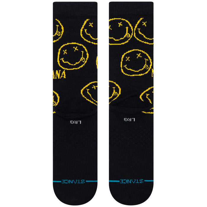Stance Nirvana Face Socks Black
