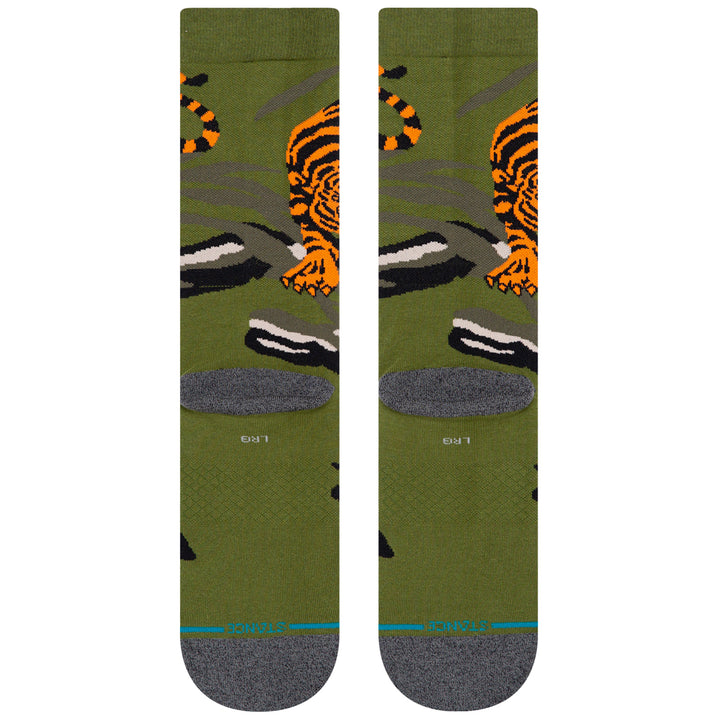 Stance Big Cat Crew Socks Green