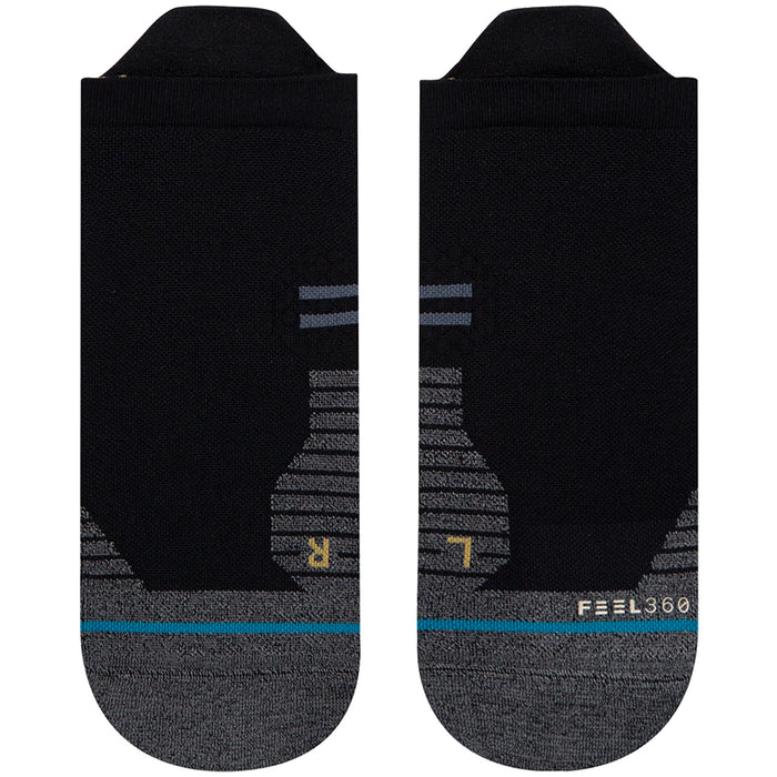 Stance Run Light Tab Socks Black