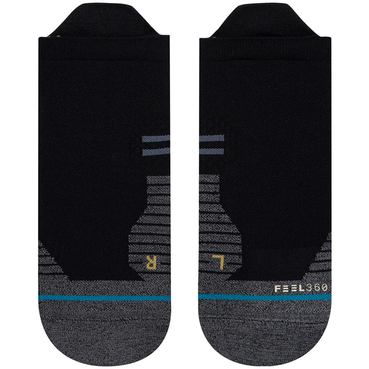 Stance Run Light Tab Socks Black