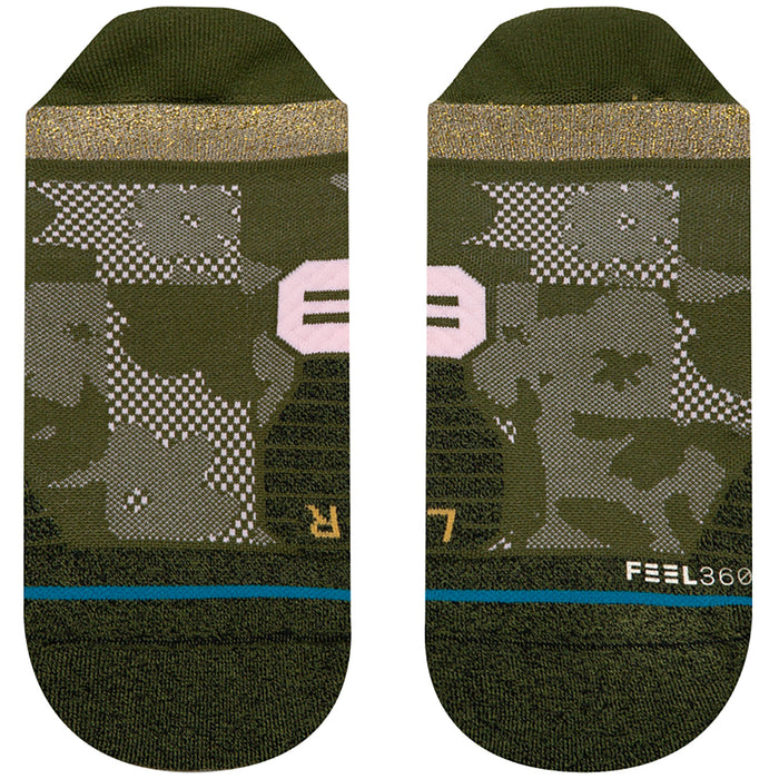 Stance Caught Up Tab Socks - Women's Olive