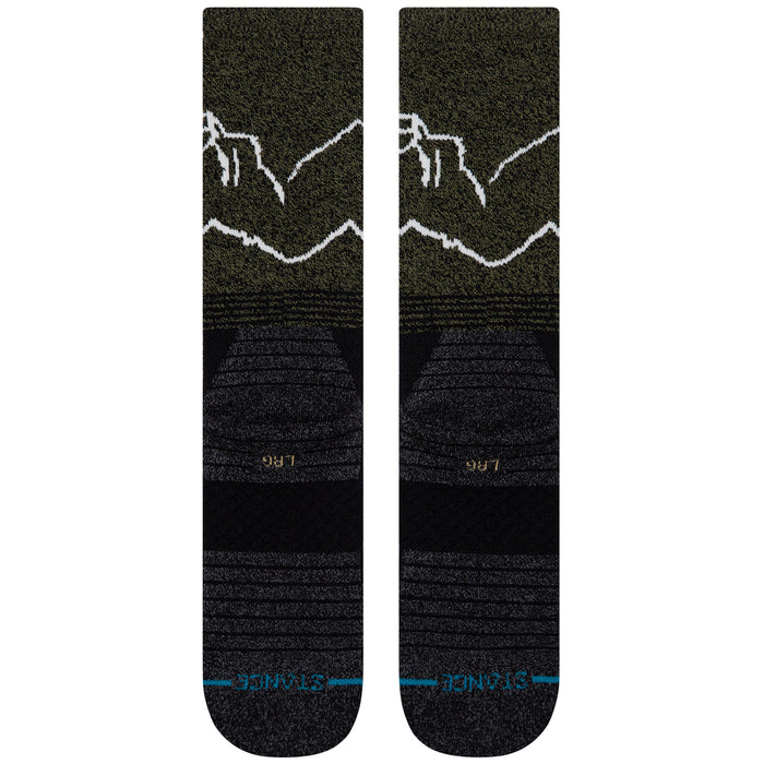 Stance Garwhal Crew Socks Green