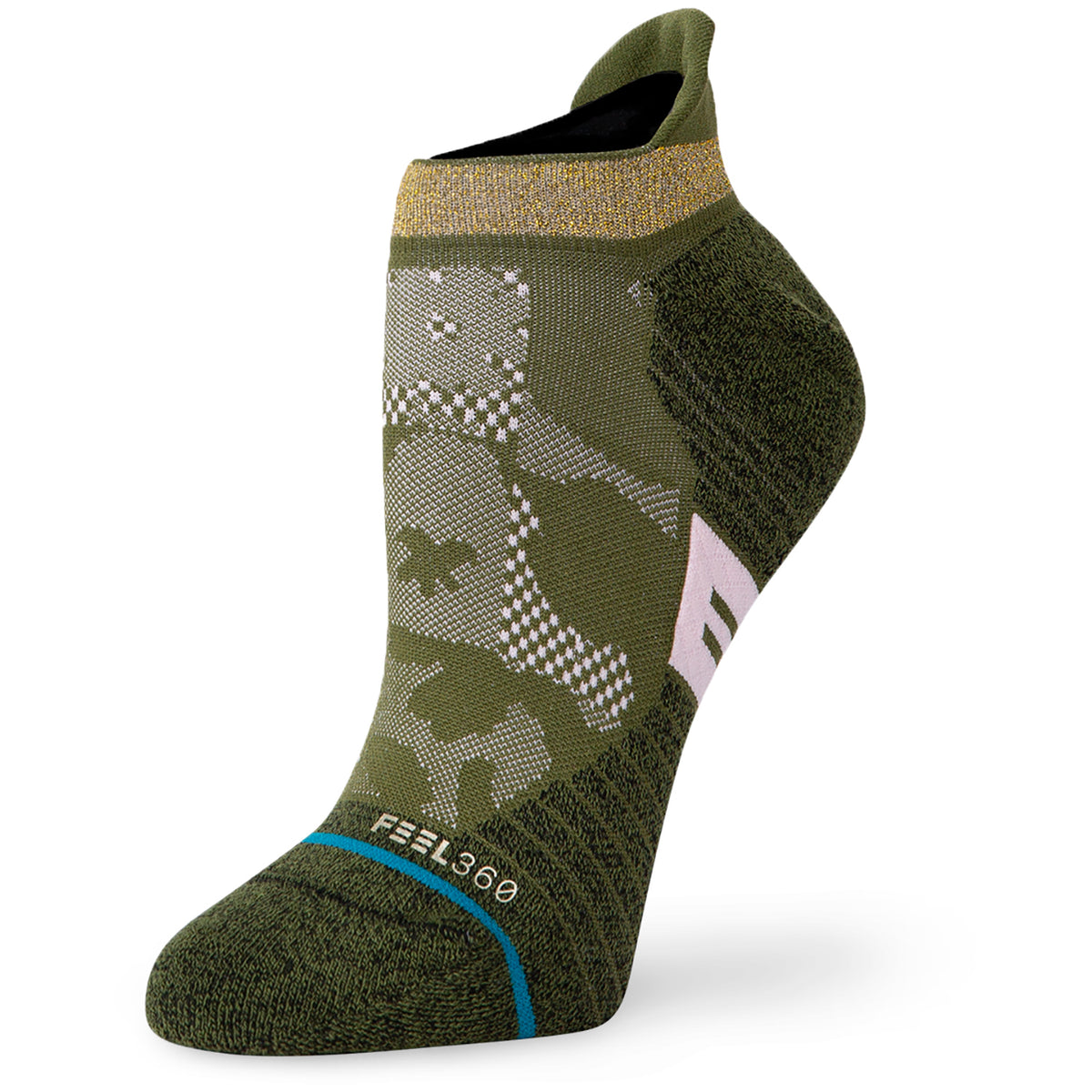Stance Caught Up Tab Socks - Women's Olive