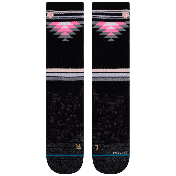 Stance Ruby Valley Crew Socks Black