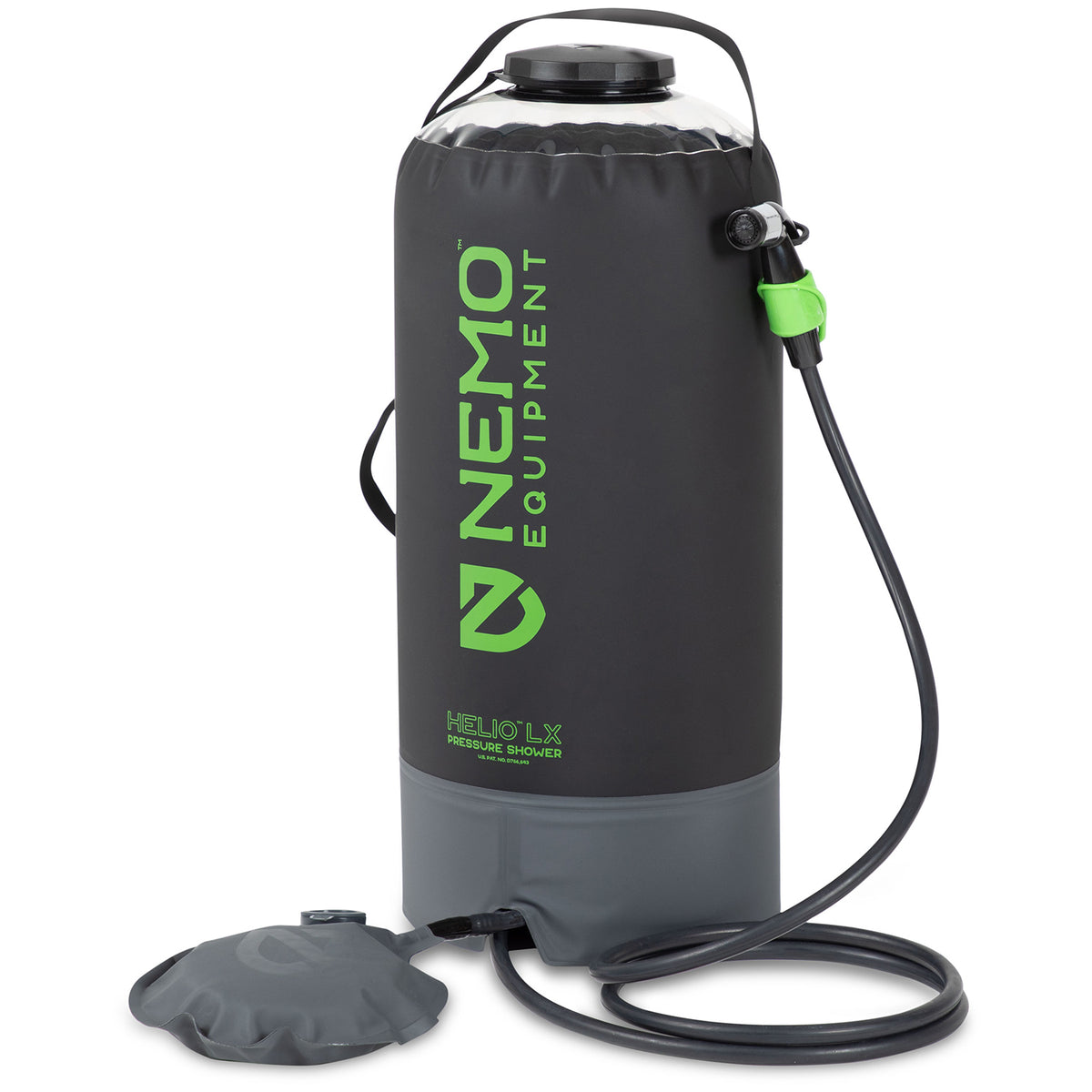 Nemo Helio LX Pressure Shower Black/Apple Green
