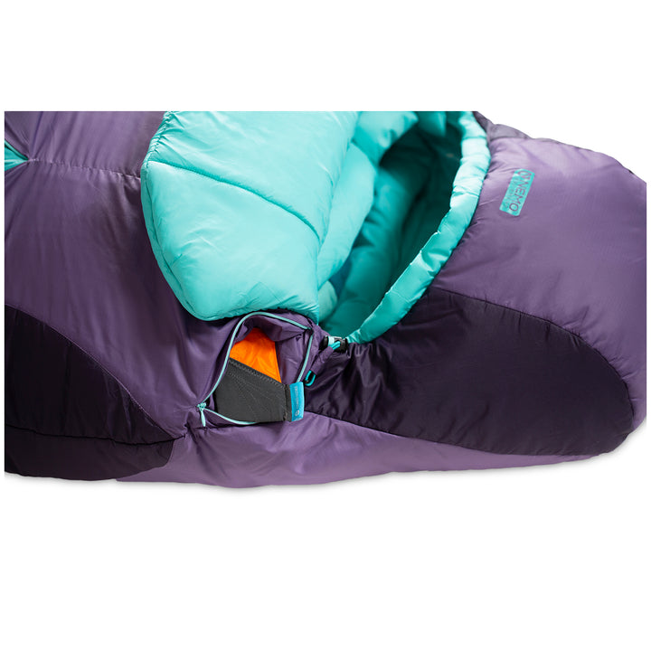 Nemo Forte 20 Sleeping Bag - Women's Tide Pool/Shaded Thistle