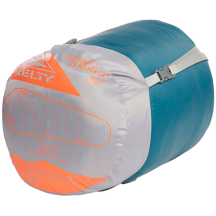 Kelty Cosmic 20 Synthetic Sleeping Bag - Women's Deep Teal/Smoke