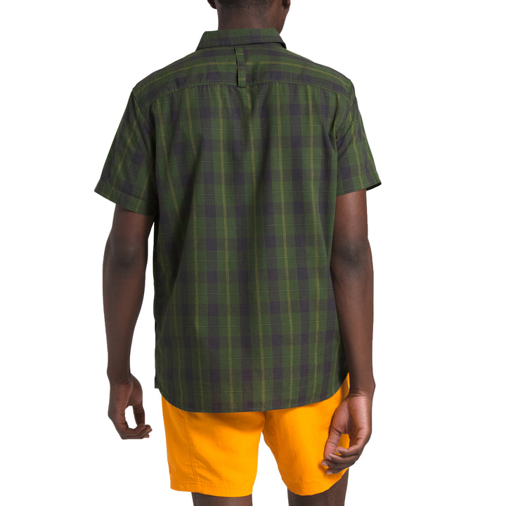 The North Face Hammetts II Short-Sleeve Shirt English Green Foothill Plaid