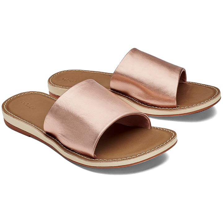 Olukai Nohie 'Olu Sandals - Women's Rose Gold/Tan