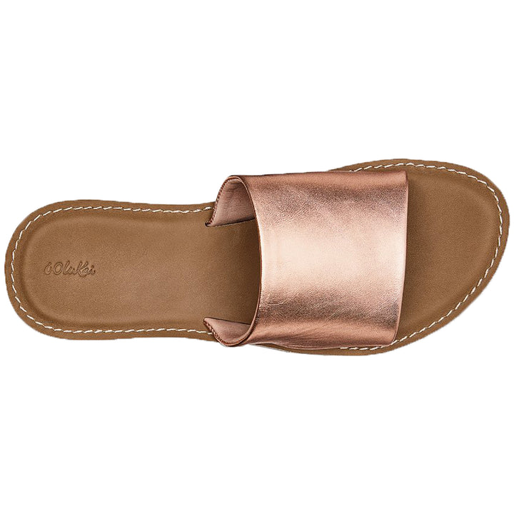 Olukai Nohie 'Olu Sandals - Women's Rose Gold/Tan