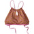 Patagonia Cliff Cruiser Bikini Top - Women's Fiber Flora Small: Umber Brown