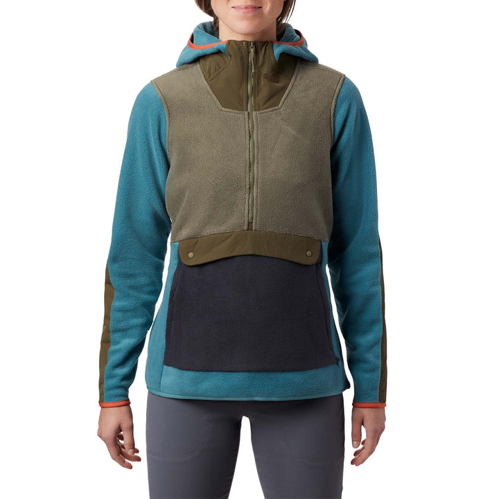 Mountain Hardwear UnClassic™ Fleece Pullover Hoodie - Women's Washed Turq