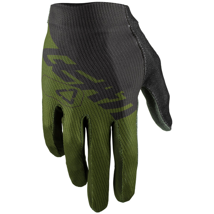 Leatt DBX 1.0 MicronGrip Padded Bike Gloves Forest