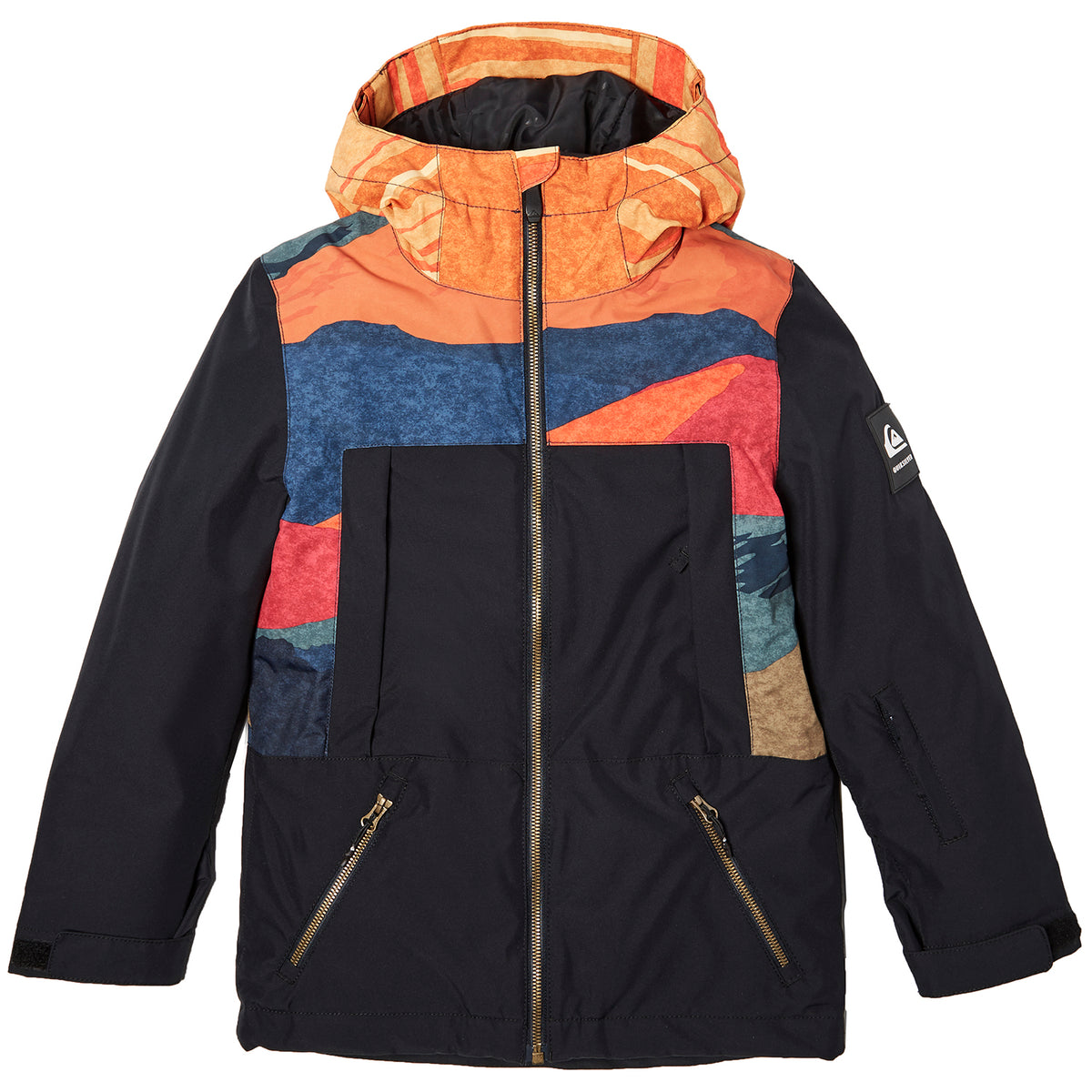 Quiksilver TR Ambition Youth Jacket - Boys' Apricot Orange TR Sunrises