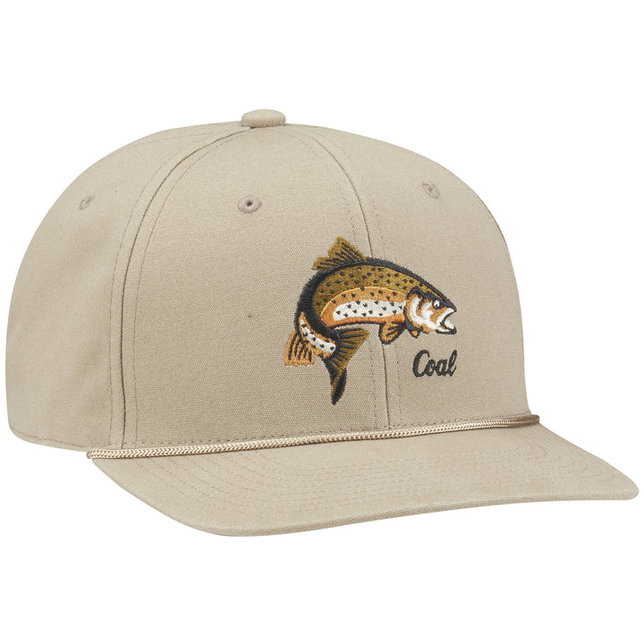 Coal Wilderness Low Snapback Hat Khaki (Fish)