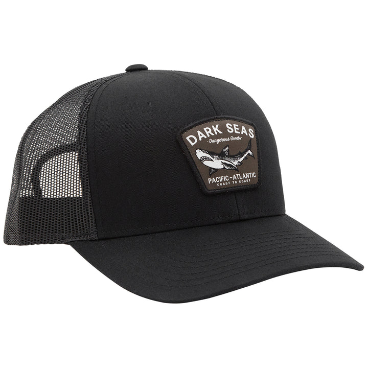 Dark Seas Black Tip Hat Black