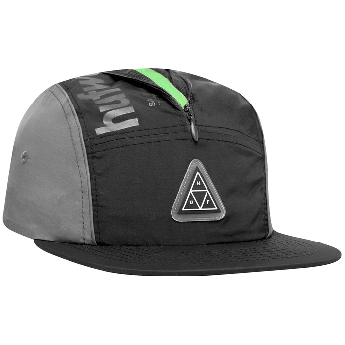 HUF Conceal Pocket Volley Hat Black