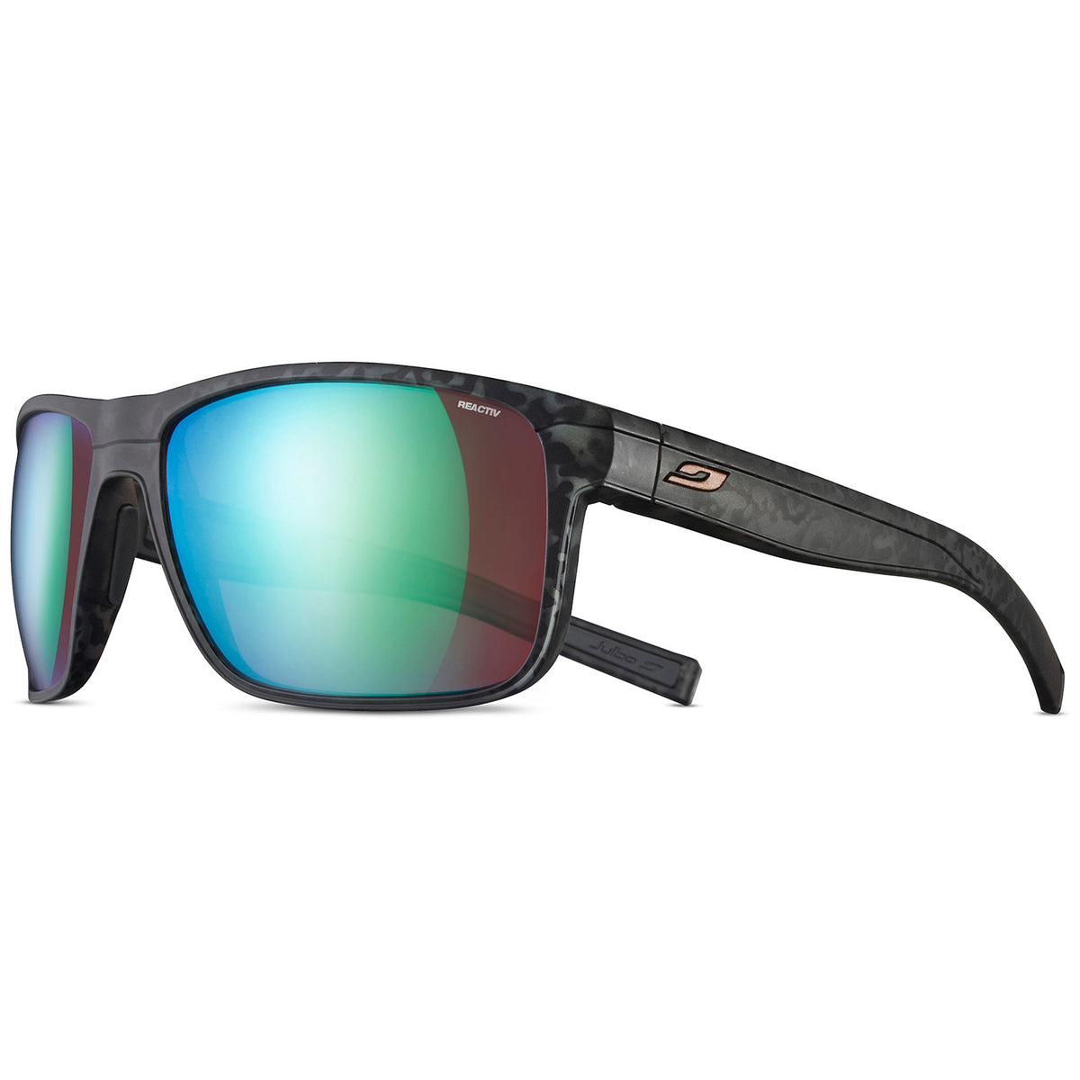 Julbo Renegade Reactiv Sunglasses Gray Tort/Black - Reactiv All Around 2-3 Copper