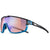 Julbo Rush Reactiv Sunglasses Black/Blue - Reactiv Performance 1-3 Red
