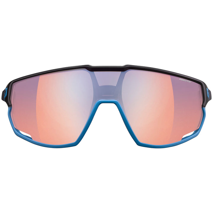 Julbo Rush Reactiv Sunglasses Black/Blue - Reactiv Performance 1-3 Red