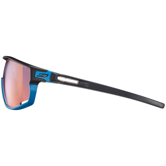 Julbo Rush Reactiv Sunglasses Black/Blue - Reactiv Performance 1-3 Red